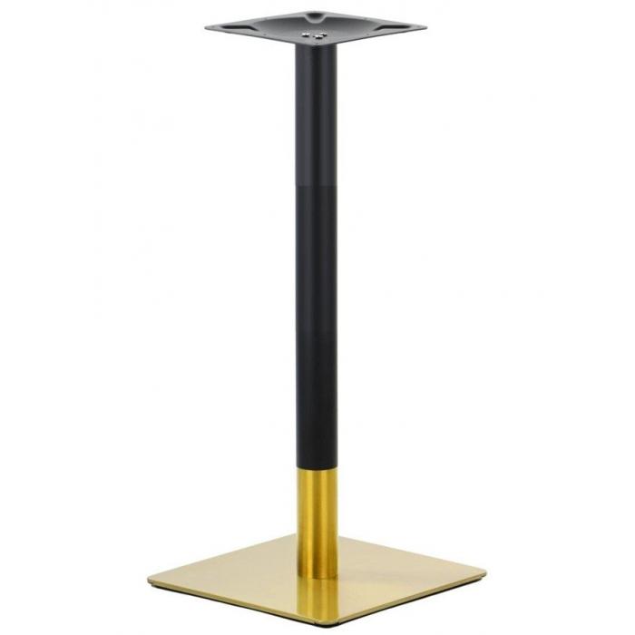 2 Bases de mesa versalles new 110 cudo, alta, dorada y negra, 45 x 45 cms, altura 110 cms - 2 unidades