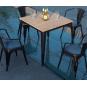 5 Sillones tol ek limited, acero, negro - 5 unidades