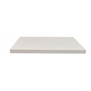 2 Tableros de melamina 30 mm, blanco ele, 68 x 68 cms - 2 unidades