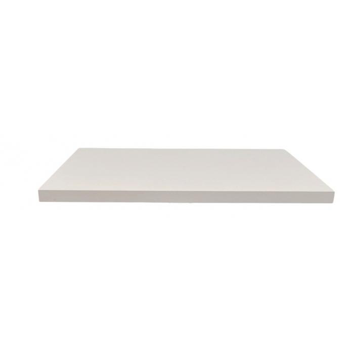 2 Tableros de melamina 30 mm, blanco ele, 110 x 68 cms - 2 unidades