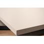 2 Tableros de melamina 30 mm, blanco ele, 110 x 68 cms - 2 unidades