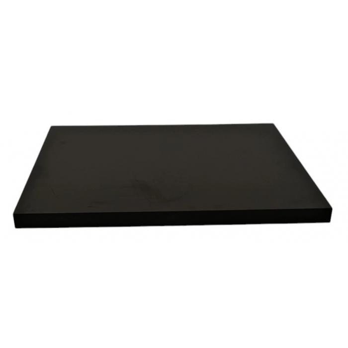 2 Tableros de melamina 30 mm, negro 10, 68 x 68 cms - 2 unidades