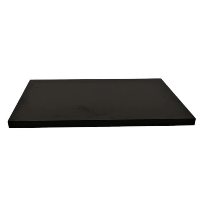2 Tableros de melamina 30 mm, negro 10, 120 x 80 cms - 2 unidades