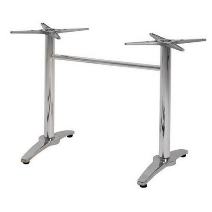 Base de mesa roma new, rectangular, inoxidable y aluminio*