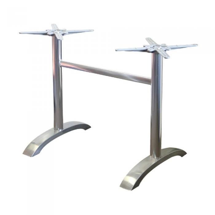 Base de mesa milan 72rt, rectangular, aluminio*