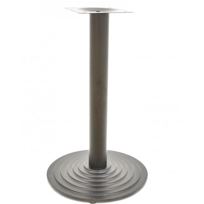 2 Bases de mesa ebro new 72, negra, 43 cms de diámetro, altura 72 cms - 2 unidades