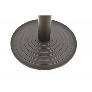 2 Bases de mesa ebro new 72, negra, 43 cms de diámetro, altura 72 cms - 2 unidades