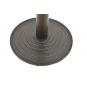 2 Bases de mesa ebro new 72, negra, 43 cms de diámetro, altura 72 cms - 2 unidades