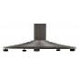 2 Bases de mesa ebro new 72, negra, 43 cms de diámetro, altura 72 cms - 2 unidades