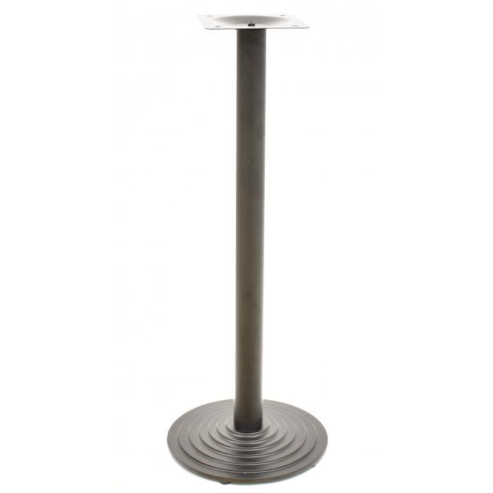 2 Bases de mesa ebro new 110, alta, negra, 43 cms de diámetro, altura 110 cms - 2 unidades