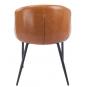 2 Sillones pelayo, metal, similpiel vintage marrón - 2 unidades