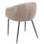2 Sillones pelayo, metal, similpiel vintage gris - 2 unidades