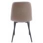 4 Sillas peñafiel, metal, similpiel vintage gris - 4 unidades