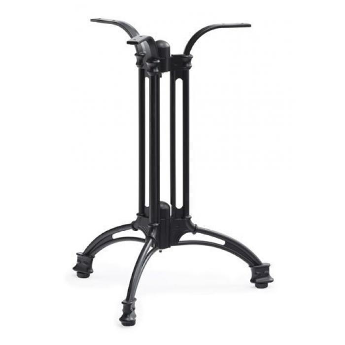 Base de mesa eiffel new, aluminio, 3 pies, negra, altura 70 cms