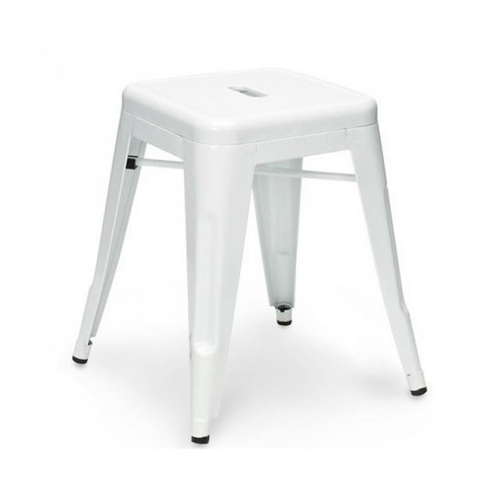 4 Taburetes tol ek limited 46, bajo, acero, blanco - 4 unidades