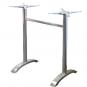 Base de mesa milan 108rt, alta, rectangular, aluminio*