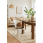 5 Sillones tol ek wood, acero, blanco, asiento madera - 5 unidades