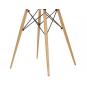 2 Bases de mesa star-w, 4 patas, madera de haya - 2 unidades