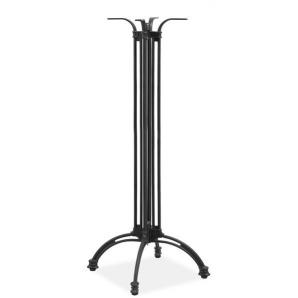 2 Bases de mesa eiffel new, alta, aluminio, negra, altura 108 cms - 2 unidades