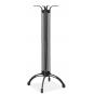 2 Bases de mesa eiffel new, alta, aluminio, negra, altura 108 cms - 2 unidades
