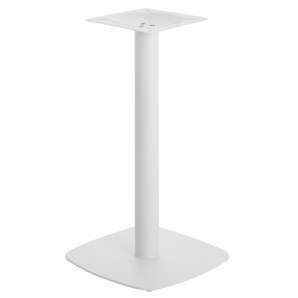 2 Bases de mesa mautes 72, blanca, base de 45 x 45 cms, altura 72 cms - 2 unidades