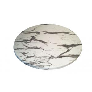 2 Tableros de mesa werzalit wer-fantasy, mármol ayfon 5657, 70 cms de diámetro - 2 unidades