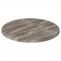 2 Tableros de mesa werzalit wer-woodart, roble islandía1 4621, 80 cms de diámetro - 2 unidades