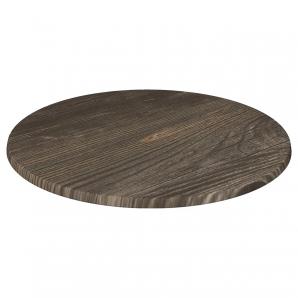 2 Tableros de mesa werzalit wer-woodart, pino viejo 4573, 80 cms de diámetro - 2 unidades