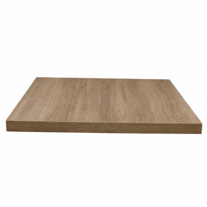 2 Tableros de melamina 40 mm. roble ele, 80 x 80 cms - 2 unidades