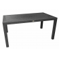 Mesa mijas, polipropileno antracita, 150 x 90 cms