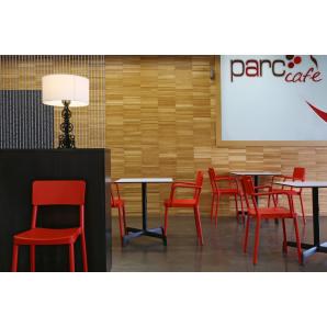 2 RESOL LISBOA Silla Con Brazos Interior, Exterior Rojo - 2 unidades