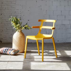 2 RESOL TOKYO Silla Interior, Exterior Negro - 2 unidades