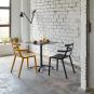 2 RESOL TOKYO Silla Interior, Exterior Negro - 2 unidades
