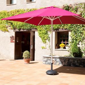 Parasol exterior 300x300 verde A1 garbar