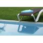 2 Tumbona exterior blanco - arena ACQUA garbar - 2 unidades