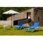 2 Tumbona exterior blanco - rojo ACQUA garbar - 2 unidades