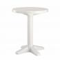 Mesa redonda interior, exterior Ø60 blanco BANYOLES garbar