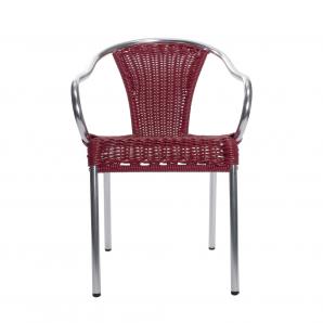 4 Silla interior, exterior burdeos BARCINO CONTRACT garbar - 4 unidades