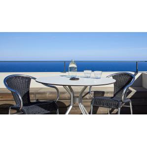 4 Silla interior, exterior burdeos BARCINO CONTRACT garbar - 4 unidades
