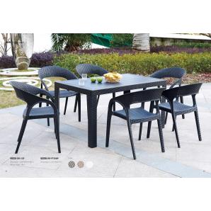 5 Silla con brazos interior, exterior blanco BIRD garbar - 5 unidades