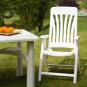 4 Silla con brazos multiposiciones exterior antracita BLANES garbar - 4 unidades