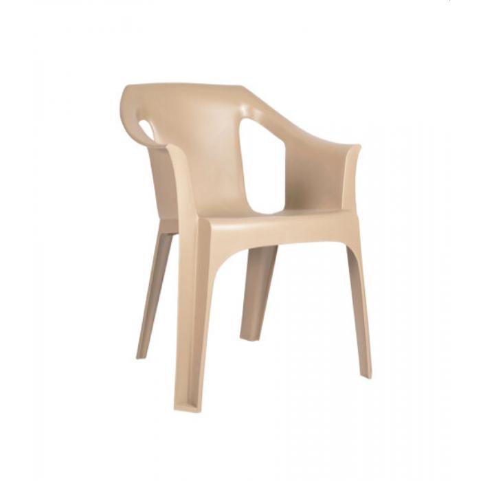 40 Silla con brazos reciclada interior, exterior arena desierto COOL garbar - 40 unidades