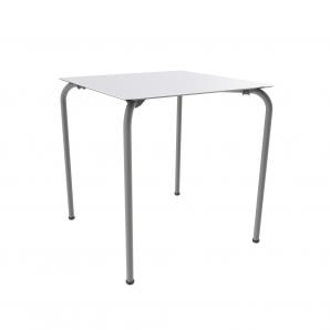 10 Mesa cuadrada interior, exterior 70x70 blanco CORE garbar - 10 unidades