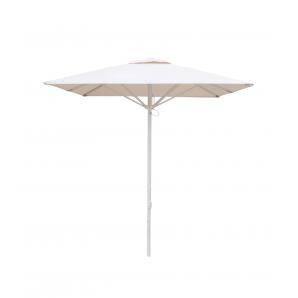Parasol exterior 200x200 blanco CORSICA garbar