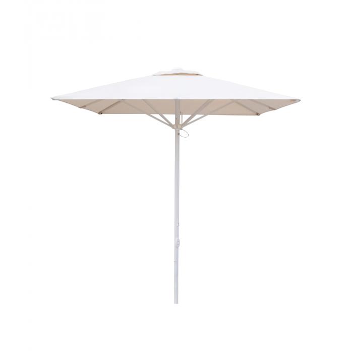 Parasol exterior 200x200 blanco CORSICA garbar