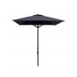 Parasol exterior 200x200 negro CORSICA garbar