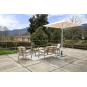 Parasol exterior 200x200 negro CORSICA garbar