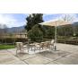 Parasol exterior 300x300 blanco CORSICA garbar