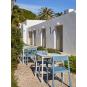4 Silla con brazos interior, exterior blanco DANNA garbar - 4 unidades