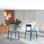 4 Silla interior, exterior gris verdoso DANNA garbar - 4 unidades